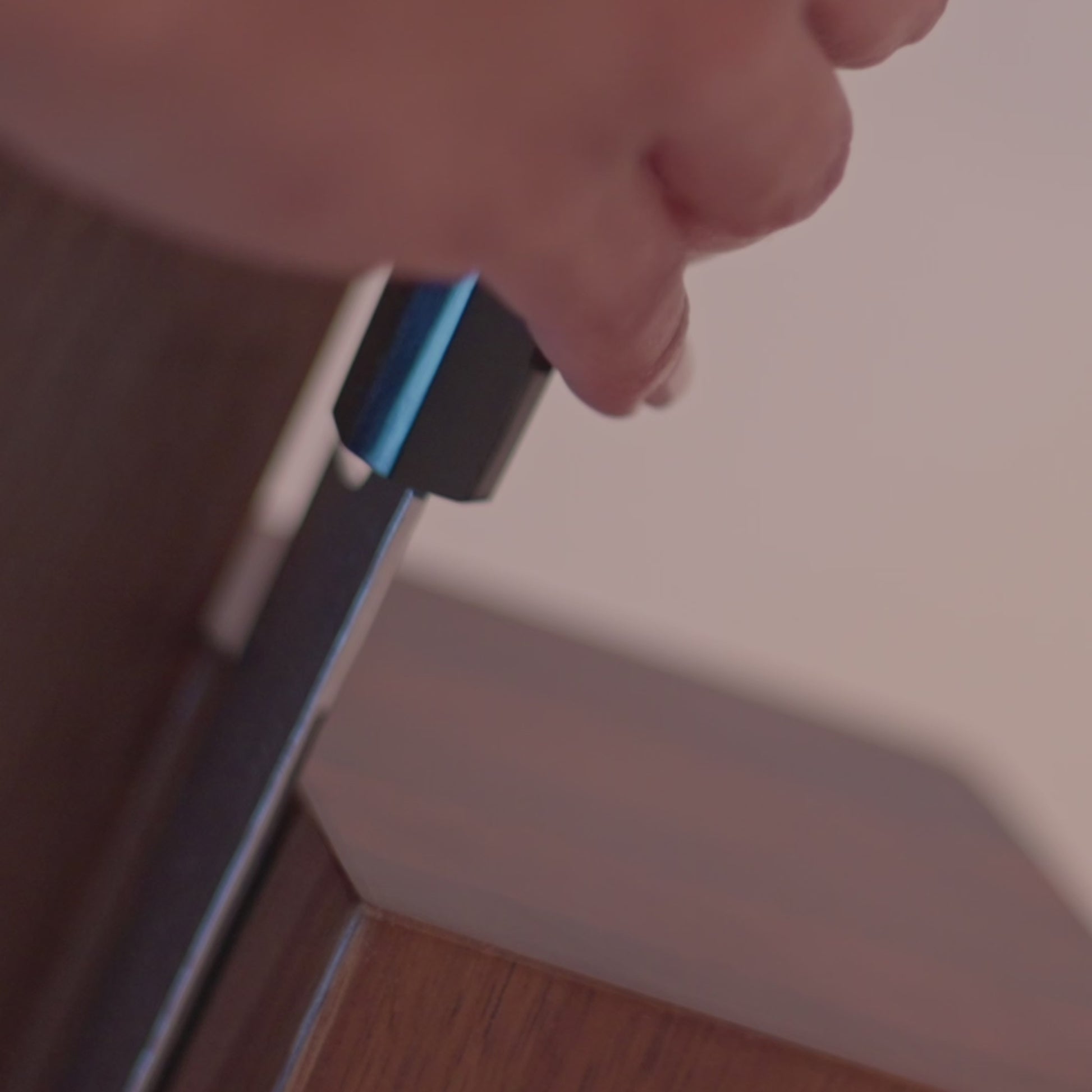 Knife Block being used